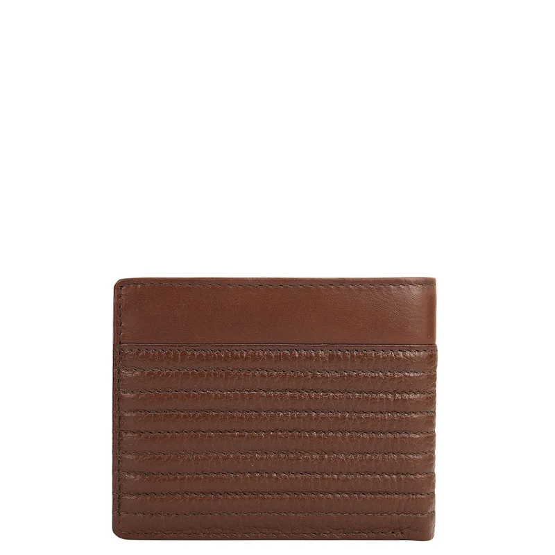 Da Milano Espresso Espresso Bifold Leather Mens Wallet for Men | Best Price UAE